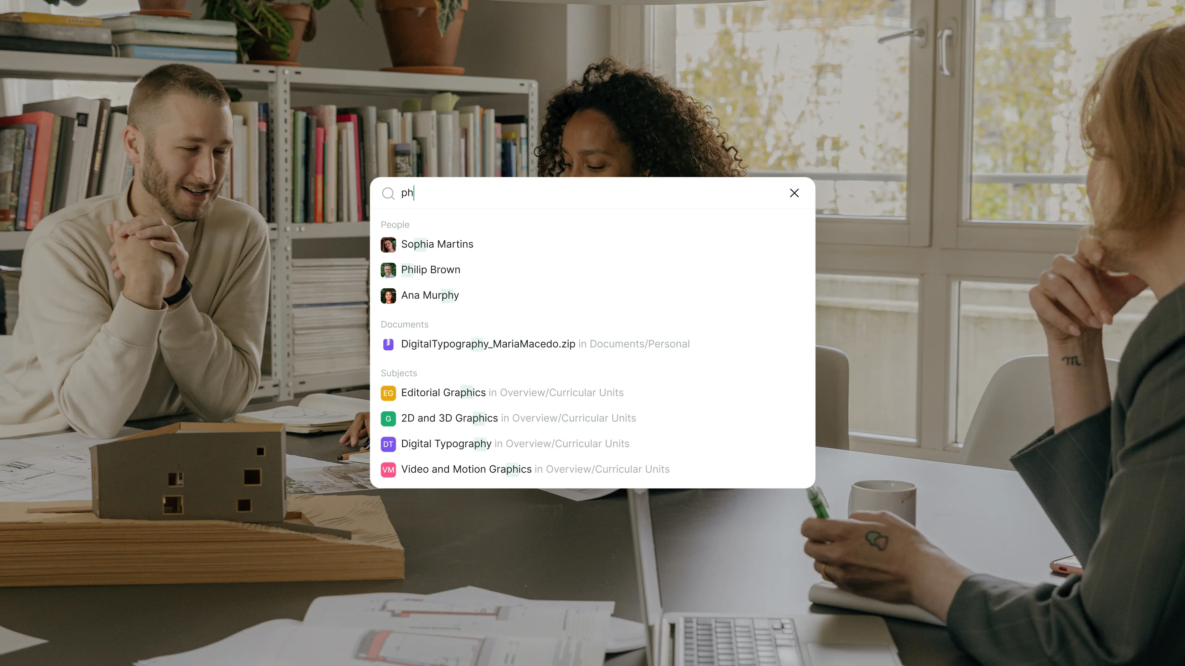 Portal IPCA Web Application Search Snippet